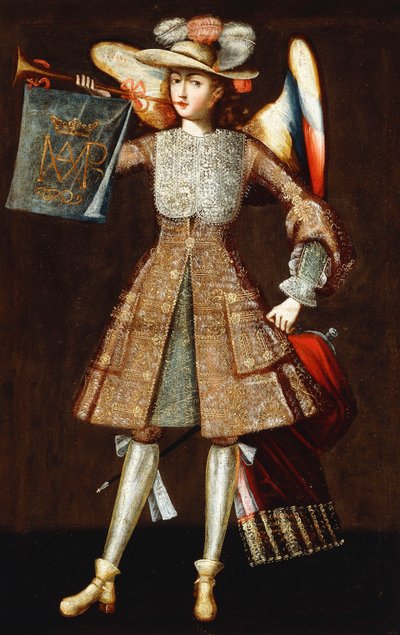 Trompet ile Başmelek by Cuzco School