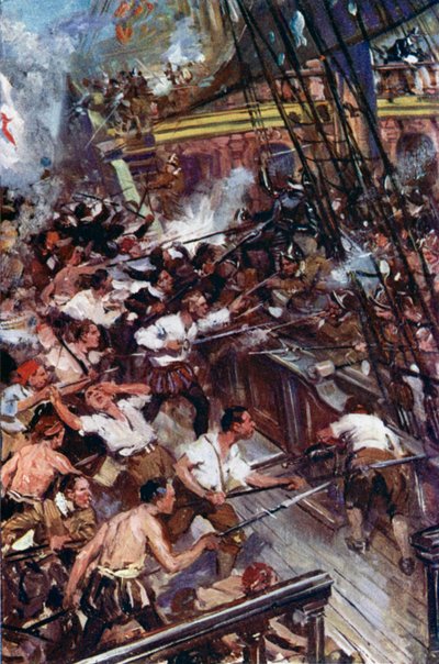 Illustration for Westward Ho!  by Cyrus Cuneo