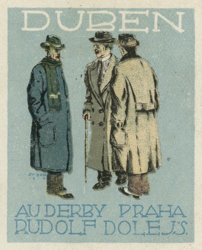 Nisan. Au Derby Rudolf Dole modası, Prag by Czech School