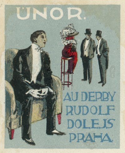 Şubat. Au Derby Rudolf Dole modası, Prag by Czech School