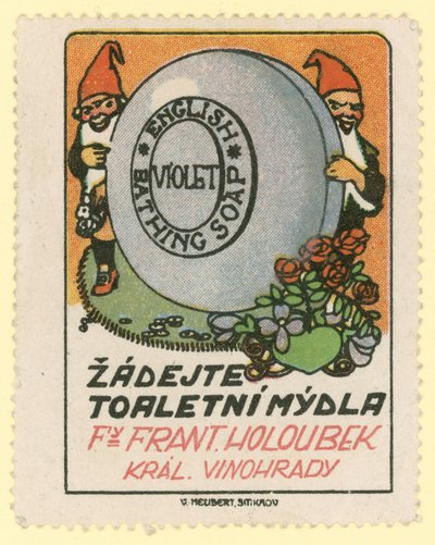 Frantisek Holoubek Violet İngiliz banyo sabunu by Czech School