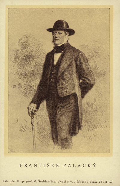 Frantisek Palacky (1798-1876), Çek tarihçi ve politikacı by Czech School