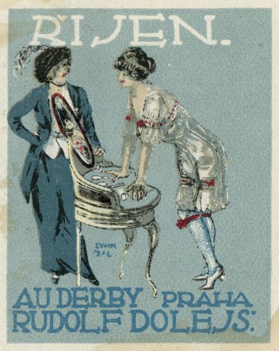 Ekim. Au Derby Rudolf Dole modası, Prag by Czech School