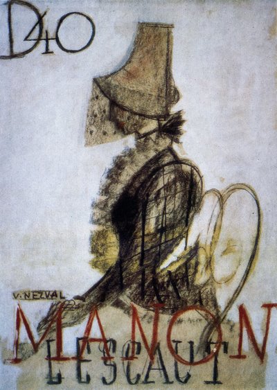 Manon Lescaut operasının galası için poster by Czech School