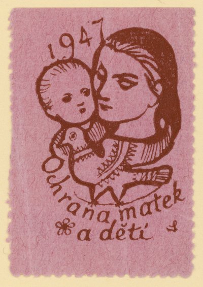 Annelerin ve çocukların korunması, 1947 by Czech School