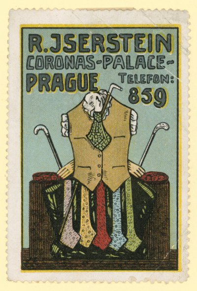 R Jserstein erkek kıyafetleri, Prag by Czech School