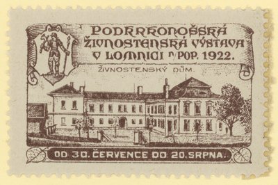 Ticaret fuarı, Lomnica., Çekoslovakya, 1922 by Czech School