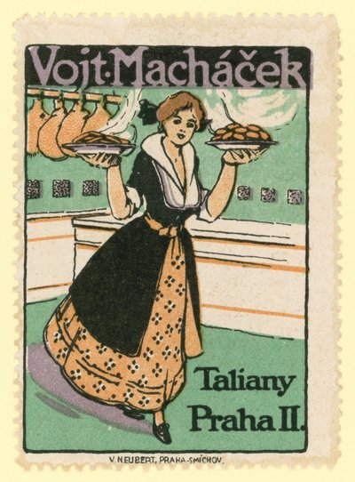 Vojtek Machacek makarna, Prag by Czech School