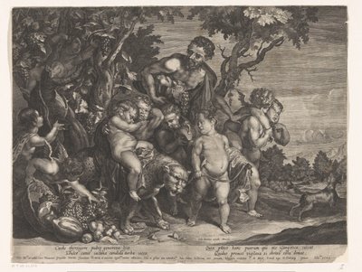 Triomf van Bacchus by D. Brunn