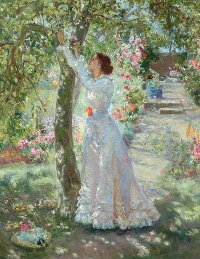 Bahçe, c.1899 (tuval üzerine yağlıboya) by Dame Ethel Walker