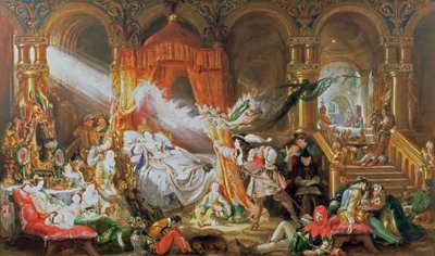 Uyuyan güzel by Daniel Maclise