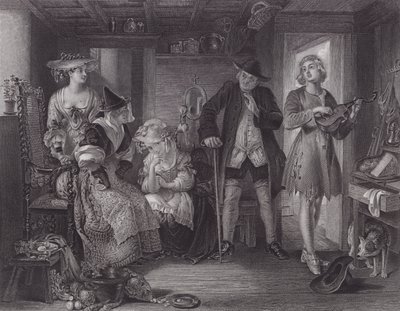 "Midas"tan bir sahne (gravür) by Daniel (after) Maclise