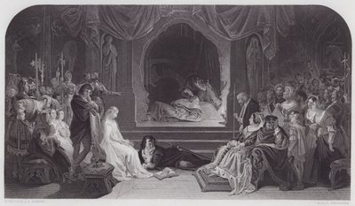Hamlet (gravür) by Daniel (after) Maclise