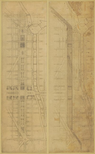 Levha 78 2 Chicago Planından Çizimler, 1909: Önerilen Yer ve Yerleşim Yeri... by Daniel Burnham