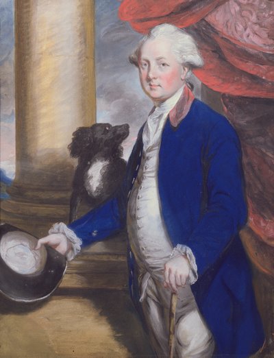 Henry (1725-1800) Lord Bridgeman (pastel) (çift için bkz. 239432) by Daniel Gardner