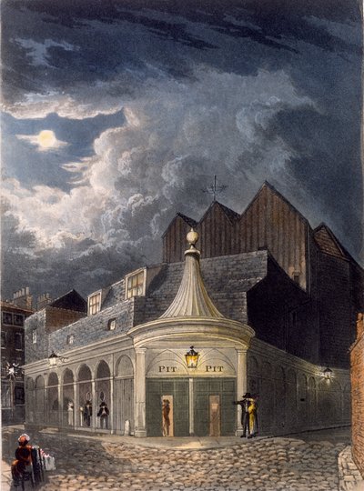 Olimpiyat Tiyatrosu, 1826 by Daniel Havell