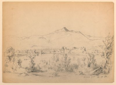 Chocorua Göleti ve Dağı, New Hampshire by Daniel Huntington