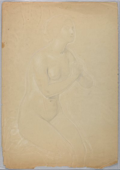 Çıplak Kadın, "A Magdalen" Çalışması by Daniel Huntington