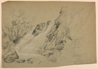 Goodrich Şelalesi, Ellis Nehri, New Hampshire by Daniel Huntington