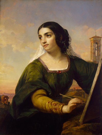 İtalya, 1843. by Daniel Huntington