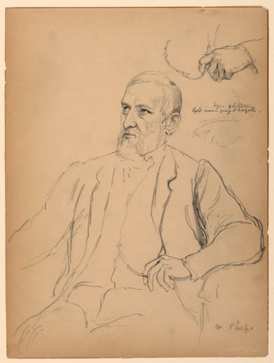 John Jay Phelps Oturmuş, Ayrı El ve Zincir Çalışması by Daniel Huntington