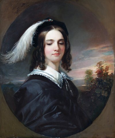 Mary Inman, 1844. by Daniel Huntington