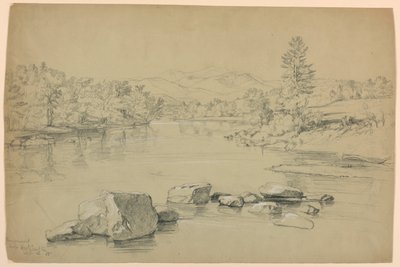 Pemigewassett Köprüsü, West Campton, New Hampshire by Daniel Huntington