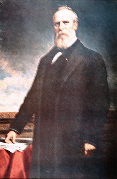 Rutherford B. Hayes (1822-93) (tuval üzerine yağlı boya) by Daniel Huntington