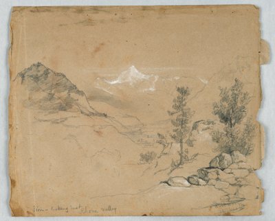 Sion, Doğuya Bakmak, Rhone Vadisi by Daniel Huntington