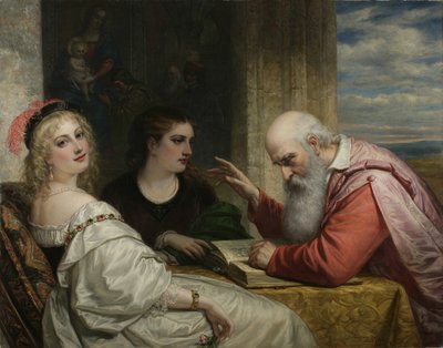 Sözün Ekilmesi, 1868 (keten üzerine yağ) by Daniel Huntington