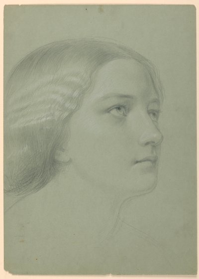 A Magdalen için Çalışma, F by Daniel Huntington