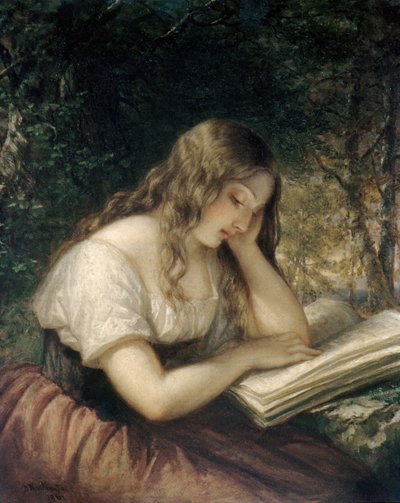 Bir Ormanda Çalışma, 1861. by Daniel Huntington