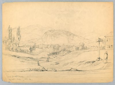 North Conway'deki Ford'a, Yoldan Jackson, New Hampshire'a by Daniel Huntington