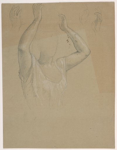Ellerini kaldırmış kadın by Daniel Huntington