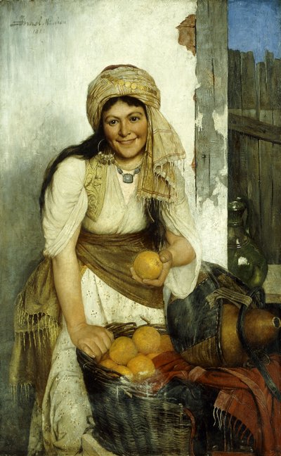Portakal Satıcısı, 1888 by Daniel Israel