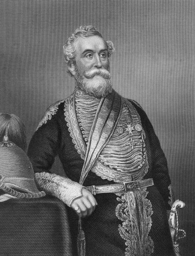 General Beatson, İngiliz askeri, 1857. by Daniel John Pound