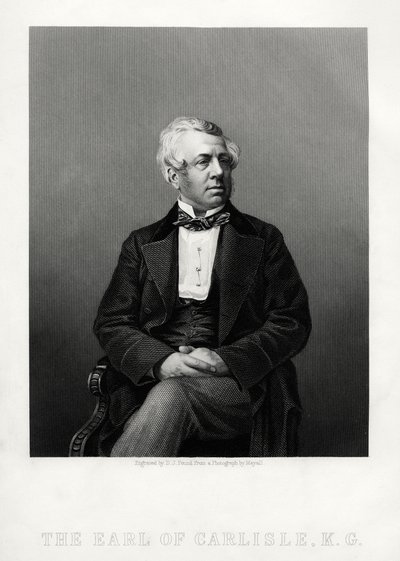 George William Frederick Howard, 7. Carlisle Kontu, İngiliz politikacı ve devlet adamı, c1880. by Daniel John Pound