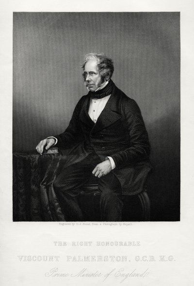 Henry John Temple, 3. Vikont Palmerston, İngiliz devlet adamı, c1880 by Daniel John Pound