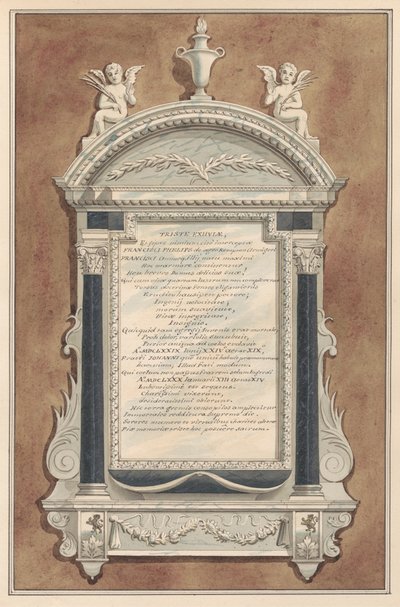 Sunbury Kilisesi'nden Francis Phelips Anıtı by Daniel Lysons