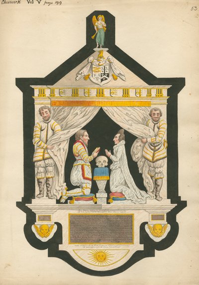 Sir Thomas Chaloner Anıtı by Daniel Lysons