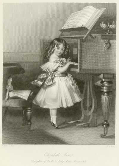 Leydi Elizabeth Jane Somerville by Daniel Maclise