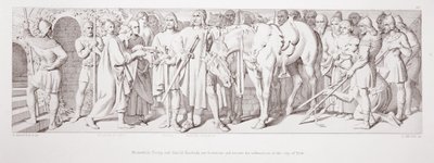 Bu arada, Tostig ve Harold Hardrada galip geldi ve L. Gruner, 1866 tarafından kazınmış 