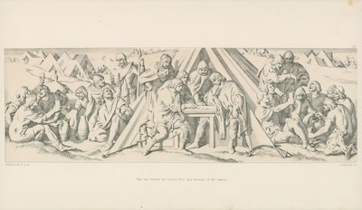 Savaştan önceki Havva. Saksonların İsyanı ve Wassail by Daniel Maclise