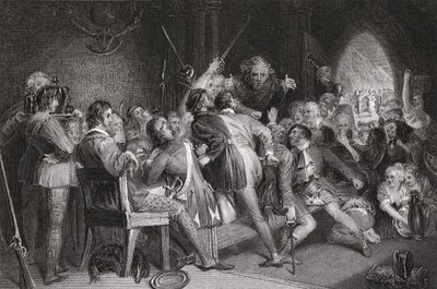 Glennaquoich Salonu - Sör Walter Scott (1771-1832) tarafından 