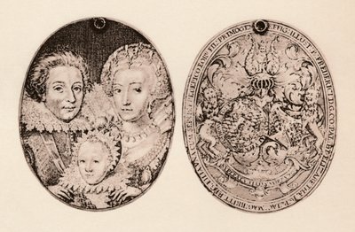 Bohemyalı Frederick, Elizabeth Stuart ve oğulları Frederick Henry, 1621, 1904 by Daniel Mytens