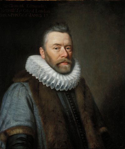 "Sir Clement Edmondes", 17. yüzyıl. by Daniel Mytens