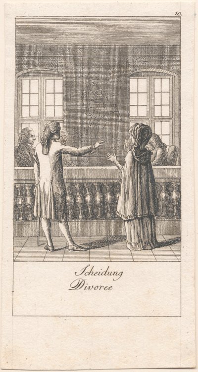 Evlilik motivasyonları ve sonuçları. Bl. 10 by Daniel Nikolaus Chodowiecki