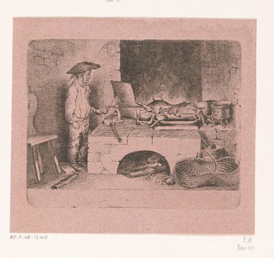 tükürük üzerinde çocuk by Daniel Nikolaus Chodowiecki
