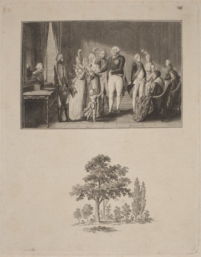 Prusya Kraliyet Ailesi by Daniel Nikolaus Chodowiecki