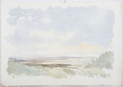 Kutsal Ada, 1893 (kağıt üzerinde kalem ve tuvalet) by Daniel Oliver